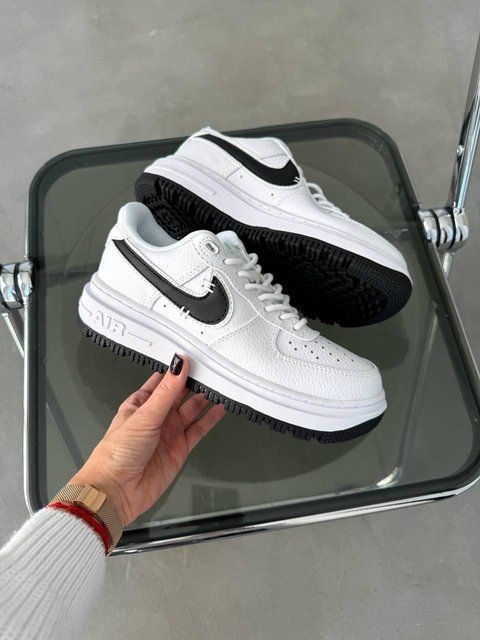 Жіночі білі кросівки Nike Air Force 1 Luxe Low White Black х Найк Ейр Форс 36 ALL18530 фото