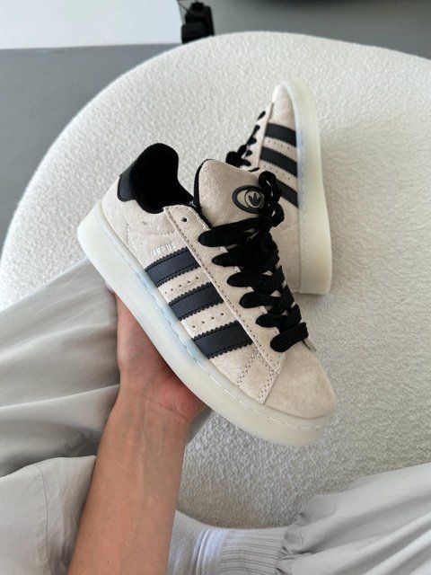 Бежеві кросівки замшеві Adidas Campus 00s Beige Black x Адідас Кампус 36 ALL13230 фото