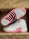 Жіночі білі кросівки Jordan 12 White Pink х Джордан 36 ALL24211 фото 10