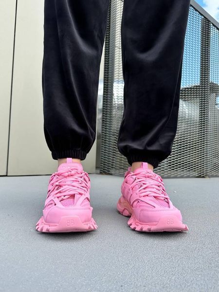 Рожеві кросівки Balenciaga Track 3.0 Pink x Баленсіага Трек 36 ALL06235 фото