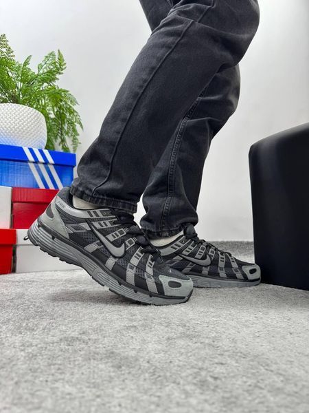 Чоловічі сірі кросівки Nike P-6000 Grey Black х Найк 41 ALL24617 фото