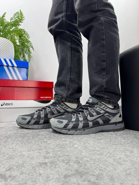 Чоловічі сірі кросівки Nike P-6000 Grey Black х Найк 41 ALL24617 фото
