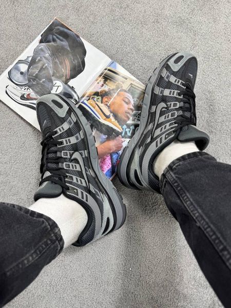 Чоловічі сірі кросівки Nike P-6000 Grey Black х Найк 41 ALL24617 фото