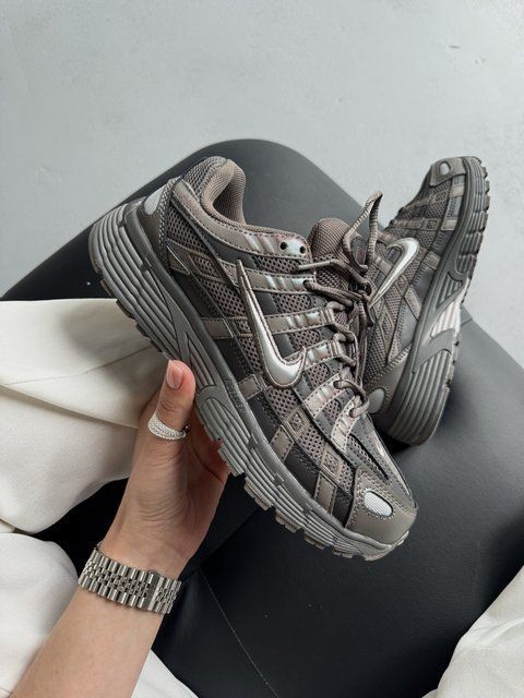 Коричневі кросівки унісекс Nike P-6000 Brown Grey х Найк 36 ALL21158 фото