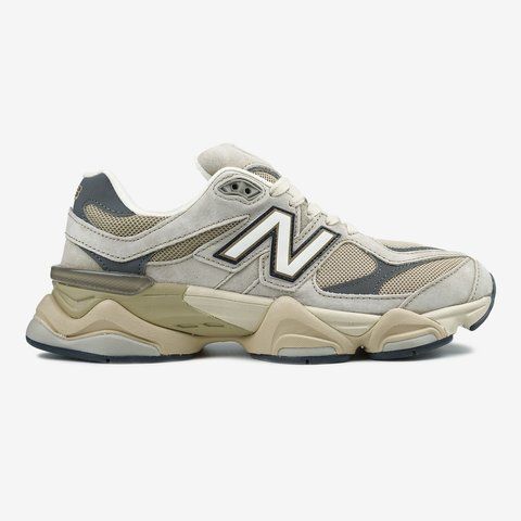 Жіночі бежеві кросівки New Balance 9060 Beige Brown Blue х Нью Беланс ALL21315 фото