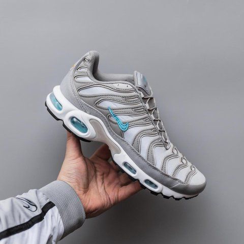 Сірі кросівки унісекс Nike Air Max TN Grey Blue Waterproof х Ейр Макс ТН 37 ALL19166 фото