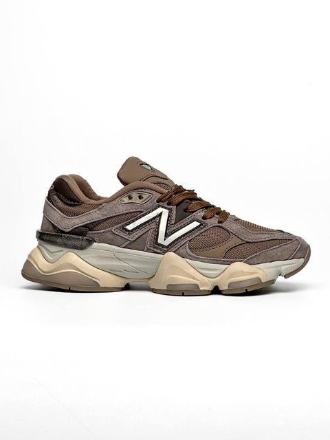 Коричневі кросівки унісекс New Balance 9060 Beige Brown х Нью Беланс 36 ALL20677 фото