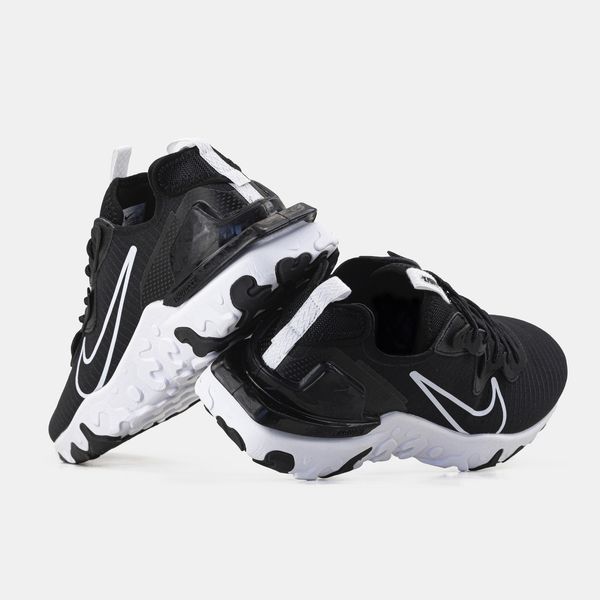 Чорні чоловічі кросівки Nike React Vision Black White х Найк 42 ALL22586 фото