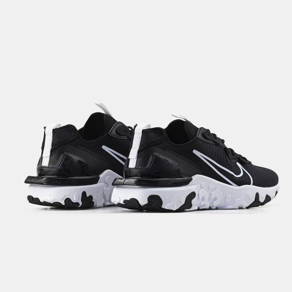 Чорні чоловічі кросівки Nike React Vision Black White х Найк 42 ALL22586 фото
