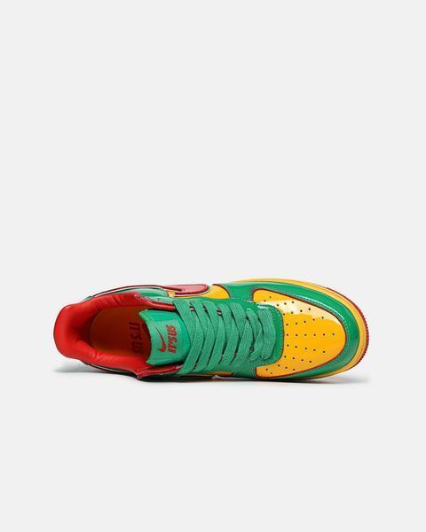 Чоловічі жовто-зелені кросівки Nike Air Force 1 Low Lil Yachty Concrete Boys-Lucky Green х Найк Ейр Форс 41 ALL22080 фото