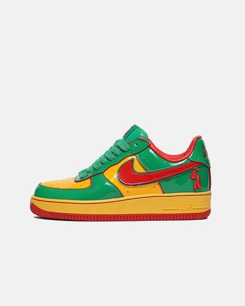 Чоловічі жовто-зелені кросівки Nike Air Force 1 Low Lil Yachty Concrete Boys-Lucky Green х Найк Ейр Форс 41 ALL22080 фото