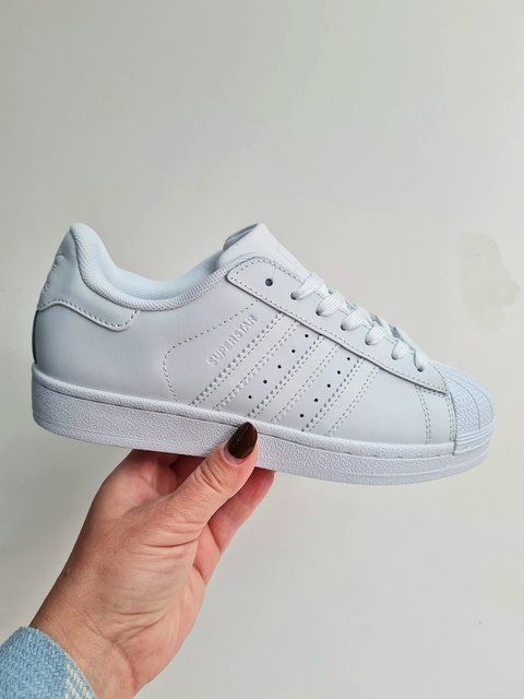 Білі кросівки унісекс Adidas Superstar Triple White х Адідас Суперстар 36 ALL16020 фото