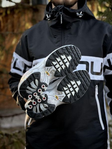 Чоловічі білі кросівки Nike Air Max TN Plus Black Grey Black х Ейр Макс ТН 41 ALL17702 фото