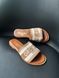 Жіночі бежеві шльопанці Dior Slides Brown Beige х Діор Cлайдс 37 ALL12595 фото 2