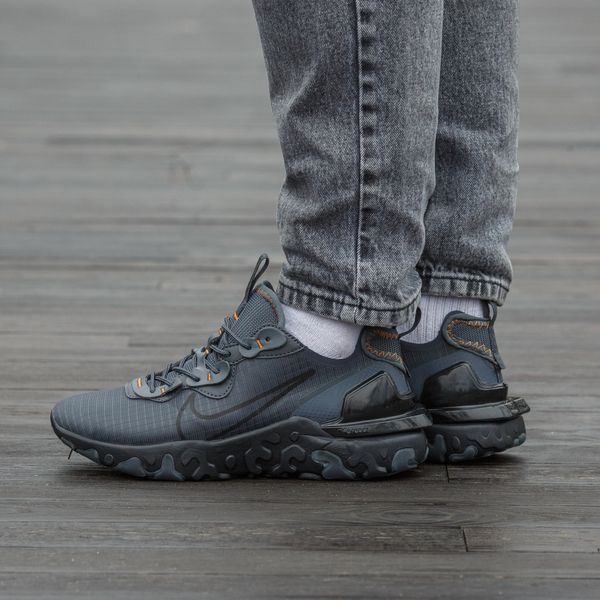 Сірі чоловічі кросівки Nike React Vision Dark Grey х Найк 40 ALL23821 фото