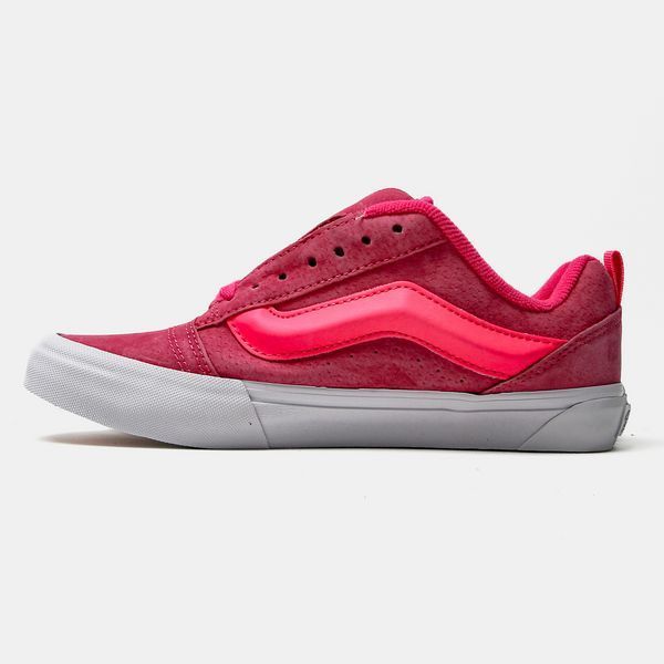 Рожеві кеди Vans KNU Skool Pink White Platform х Ванс 38 ALL13232 фото