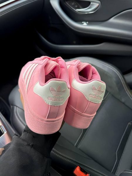 Жіночі рожеві кросівки Adidas Superstar Platform Pink White х Адідас Суперстар 36 ALL17609 фото