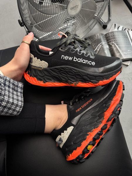 Чорні кросівки унісекс New Balance Fresh Foam More Trail v3 Black Orange х Нью Беланс 36 ALL20011 фото