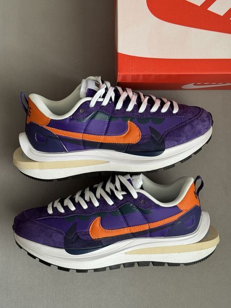 Фіолетові кросівки унісекс Nike Sacai Vaporwaffle Sport Purple х Сакай 40 ALL16605 фото