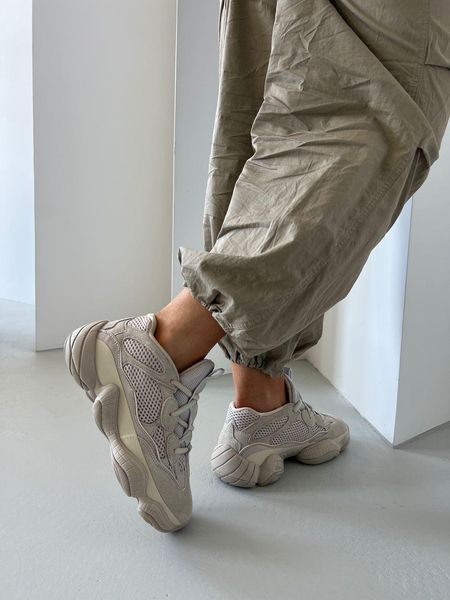 Бежеві кросівки унісекс Adidas Yeezy Boost 500 Bone х Адидас Ізі Буст 36 ALL11303 фото