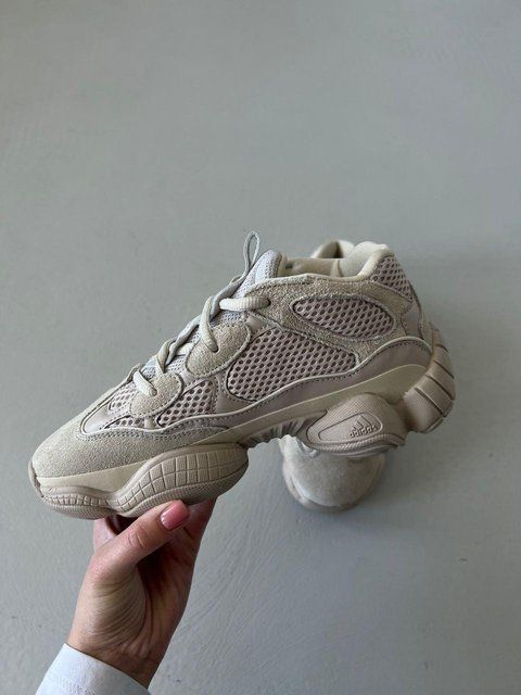 Бежеві кросівки унісекс Adidas Yeezy Boost 500 Bone х Адидас Ізі Буст 36 ALL11303 фото