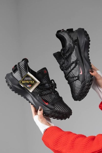 Чоловічі чорні кросівки Nike ACG Mounth Low All Black ZIP х Мауc 41 ALL14190 фото