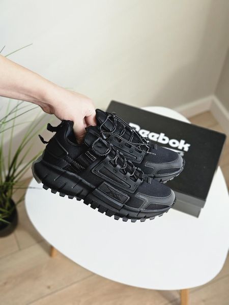 Чорні кросівки унісекс Reebok Zig Kinetika Edge Black х Рібок 36 ALL15749 фото