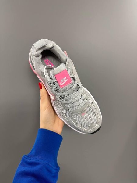 Женские серые кроссовки Nike V2K Runtekk Grey Pink х Эйр Макс 36 ALL17125 фото