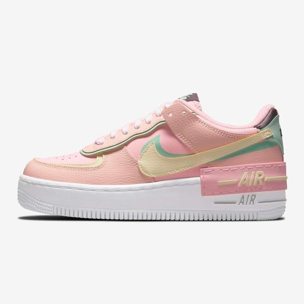 Рожеві шкіряні кросівки Найк Ейр Форс жіночі Nike Air Force Shadow Arctic Punch 36 ALL06737W фото
