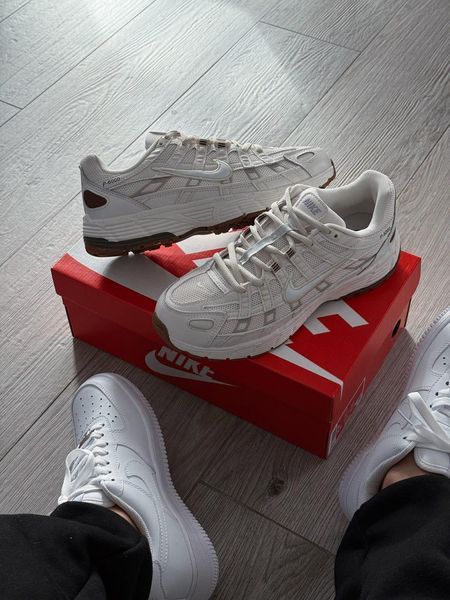 Білі кросівки унісекс Nike P 6000 Summit White Light Bone х Найк 36 ALL24239 фото