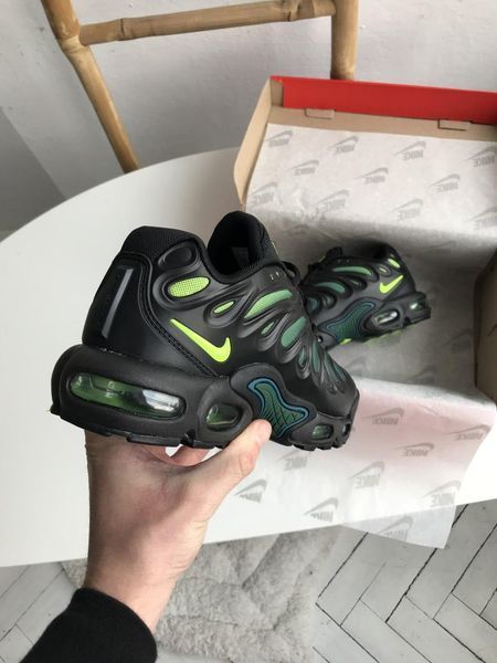 Чоловічі чорні кросівки Nike Air Max TN Drift Volt Black Green х Ейр Макс ТН 41 ALL16654 фото