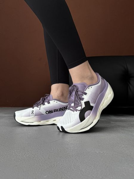 Білі кросівки унісекс Loewe ON Cloudboom Max White Violet х Лойве 36 ALL24151 фото