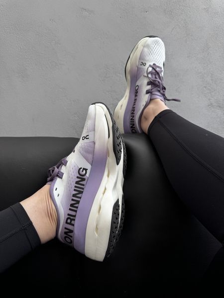 Білі кросівки унісекс Loewe ON Cloudboom Max White Violet х Лойве 36 ALL24151 фото