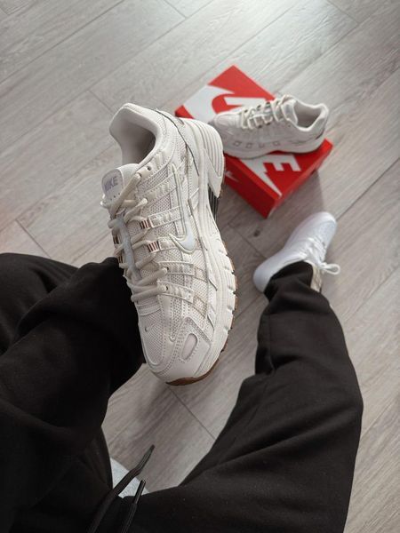 Білі кросівки унісекс Nike P 6000 Summit White Light Bone х Найк 36 ALL24239 фото