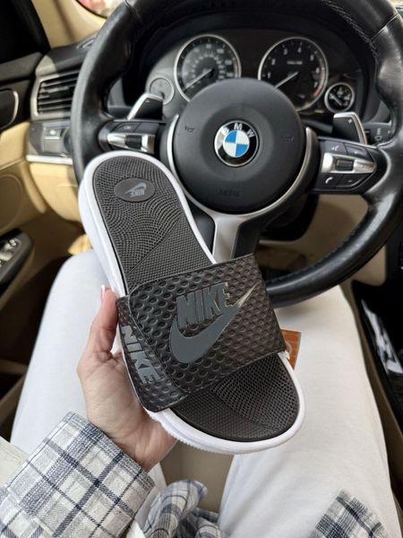 Чоловічі чёрные шлепанцы, тапочки Nike Slippers Black х Найк 40 ALL20900 фото