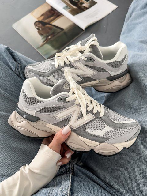 Сірі кросівки унісекс New Balance 9060 Grey х Нью Беланс 36 ALL19941 фото