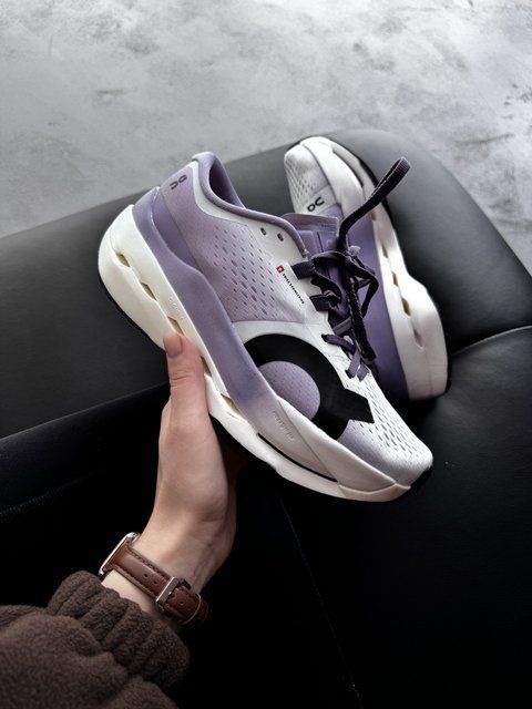 Білі кросівки унісекс Loewe ON Cloudboom Max White Violet х Лойве 36 ALL24151 фото