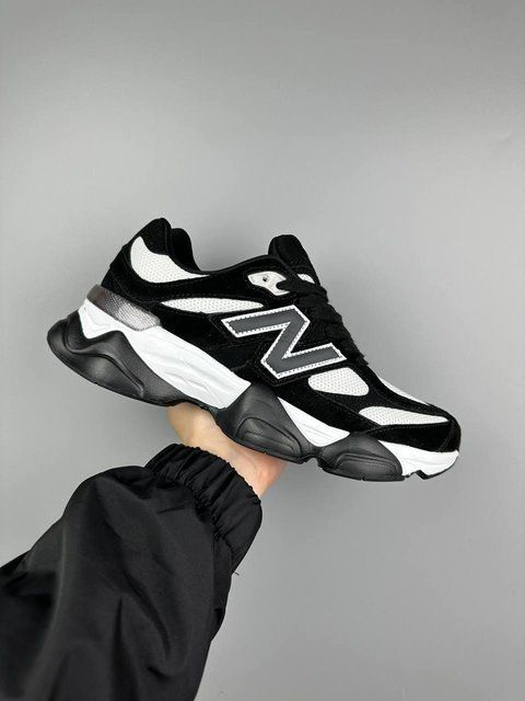 Жіночі чорні кросівки New Balance 9060 Black White х Нью Беланс 36 ALL17063 фото