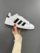 Жіночі білі кросівки Adidas Campus White Black Адідас Кампус 39 ALL16352 фото 1