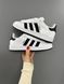 Жіночі білі кросівки Adidas Campus White Black Адідас Кампус 39 ALL16352 фото 3