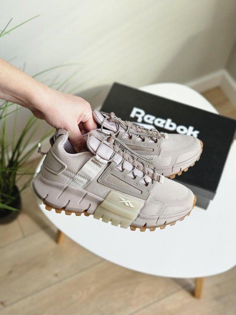 Бежеві кросівки унісекс Reebok Zig Kinetika Edge Beige х Рібок 36 ALL22034 фото