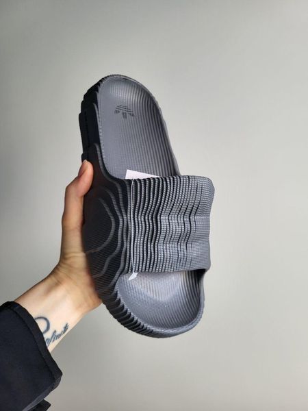 Жіночі чорні шльопанці, капці Adidas Yeezy Adilette Slide Black х Їзі Слайд Аділет 36 ALL21419 фото