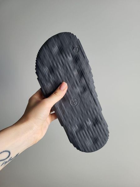 Жіночі чорні шльопанці, капці Adidas Yeezy Adilette Slide Black х Їзі Слайд Аділет 36 ALL21419 фото