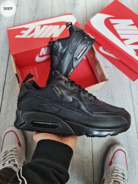 Чоловічі чорні кросівки Nike Air Max 90 Surplus Black х Ейр Макс 41 ALL10868 фото