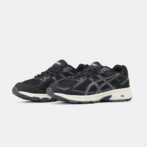 Чорні кросівки унісекс Asics Gel Venture 6 Black Grey Beige х Асікс 36 ALL12870 фото