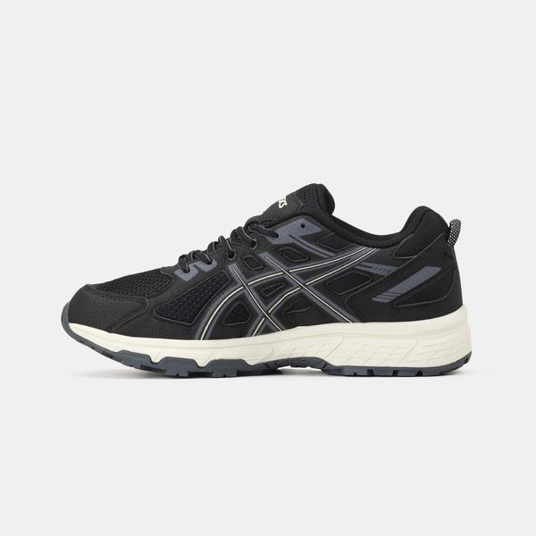 Чорні кросівки унісекс Asics Gel Venture 6 Black Grey Beige х Асікс 36 ALL12870 фото