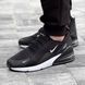 Чорні чоловічі кросівки Nike Air Max 270 Black White х Ейр Макс 40 ALL11497 фото 4