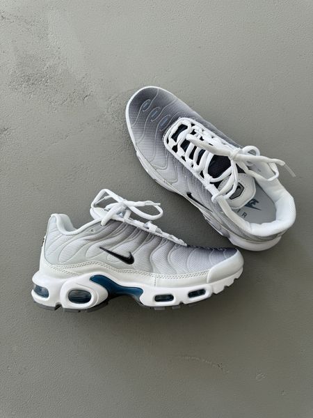 Чоловічі білі кросівки Nike Air Max TN Grey White Blue х Ейр Макс ТН 40 ALL17498 фото