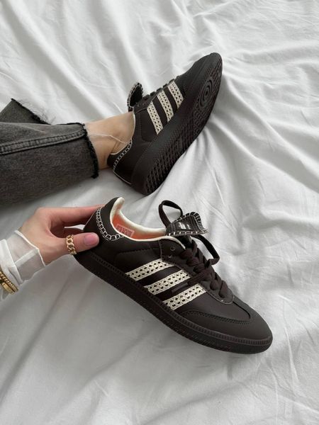 Жіночі коричневі кросівки Adidas Samba Nylon Wales Bonner Brown x Самба 36 ALL16281 фото