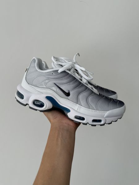 Чоловічі білі кросівки Nike Air Max TN Grey White Blue х Ейр Макс ТН 40 ALL17498 фото